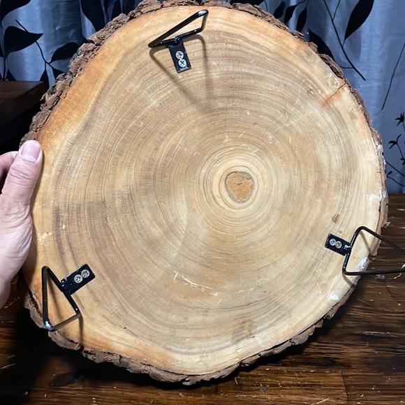 COPY - Rustic charcuterie or cake serving board with legs stand plus placemat - Picture 5 of 5